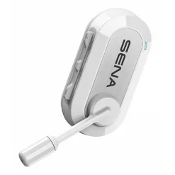 Casque Bikom 20 Sena Blanc : Intercom Avec Microphone Mesh Full Duplex Bluetooth