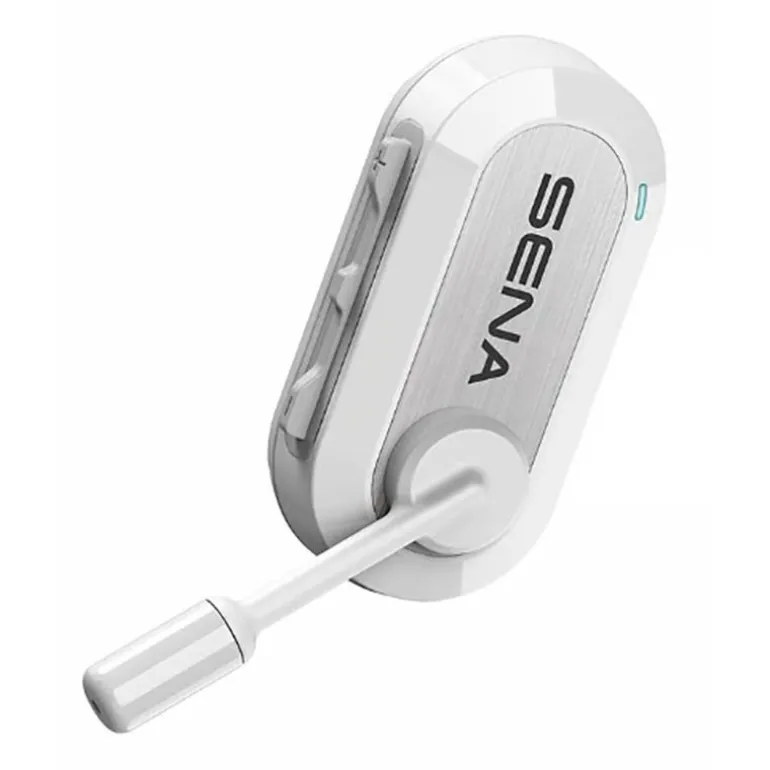 Casque Bikom 20 Sena Blanc : Intercom Avec Microphone Mesh Full Duplex Bluetooth
