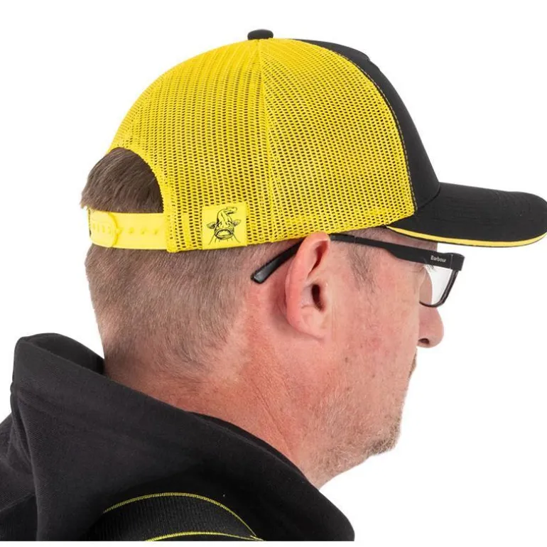 Casquette Black Cat Trucker Cap - Noir/Jaune