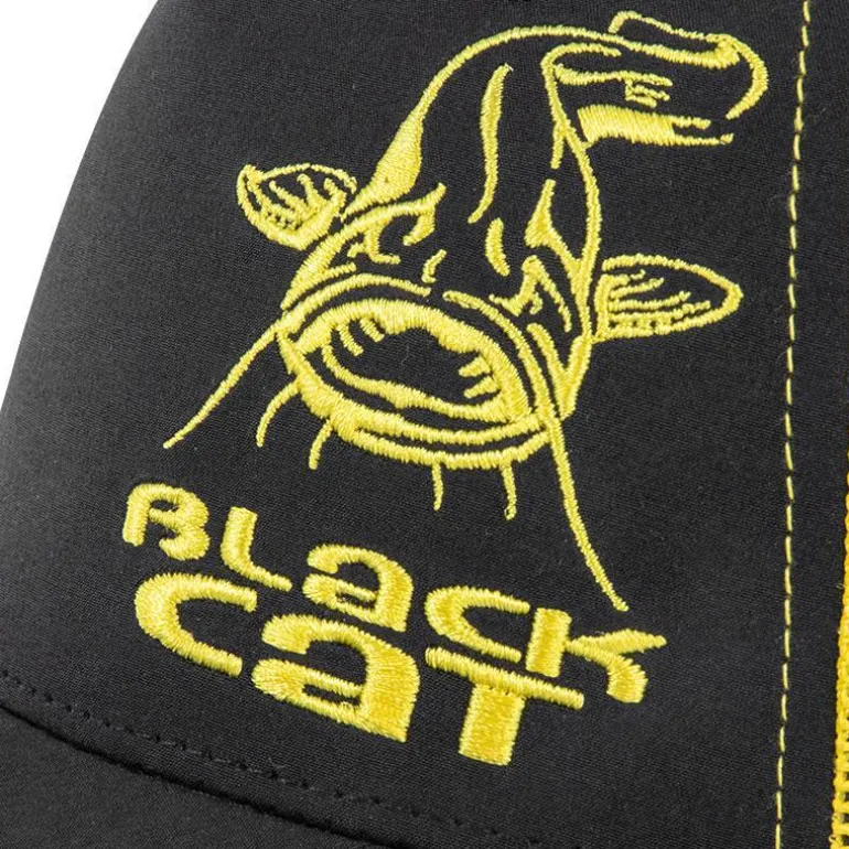 Casquette Black Cat Trucker Cap - Noir/Jaune