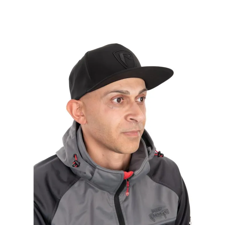 Casquette Fox Rage Shield Flat Peak Cap - Noir