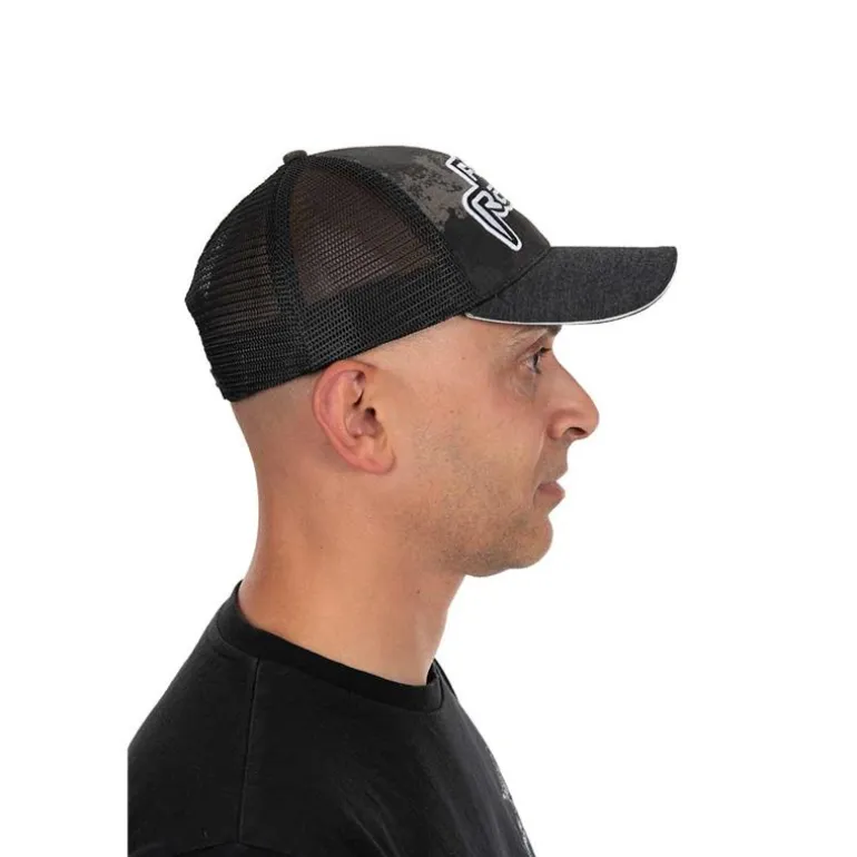 Casquette Homme Fox Rage Embroided Camo Trucker Cap - Noir
