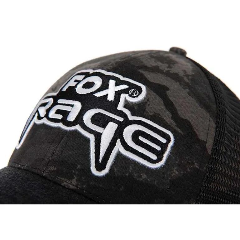 Casquette Homme Fox Rage Embroided Camo Trucker Cap - Noir