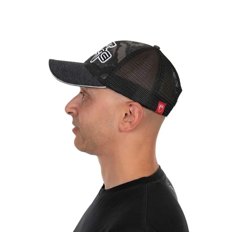 Casquette Homme Fox Rage Embroided Camo Trucker Cap - Noir