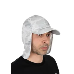 Fox Rage Casquette Homme Light Camo Sun Hat - Blanc * Casquettes, Visières & Chapeaux