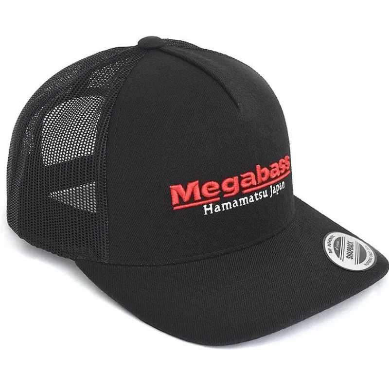 Megabass Casquette Homme Classic Trucker - Noir/Rouge * Casquettes, Visières & Chapeaux