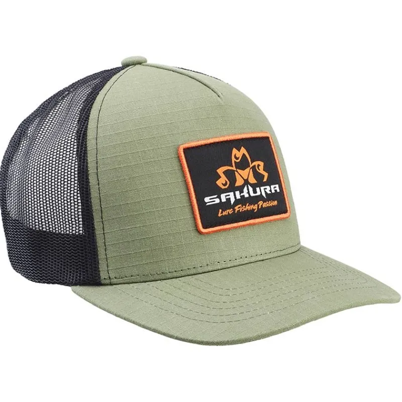 Sakura Casquette Homme Ripstop Cap - Vert * Casquettes, Visières & Chapeaux