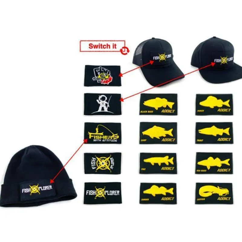 Fishxplorer Casquette Homme À Scratch Trucker Hydrofuge + Uv Résistant - Noir * Cadeaux & Décoration|Cadeaux & Décoration