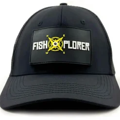 Fishxplorer Casquette Homme À Scratch Trucker Hydrofuge + Uv Résistant - Noir * Cadeaux & Décoration|Cadeaux & Décoration