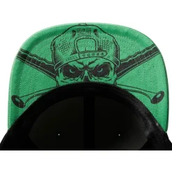 MadCat Casquette Skull Flatbill Cap - Noir/Vert * Casquettes, Visières & Chapeaux