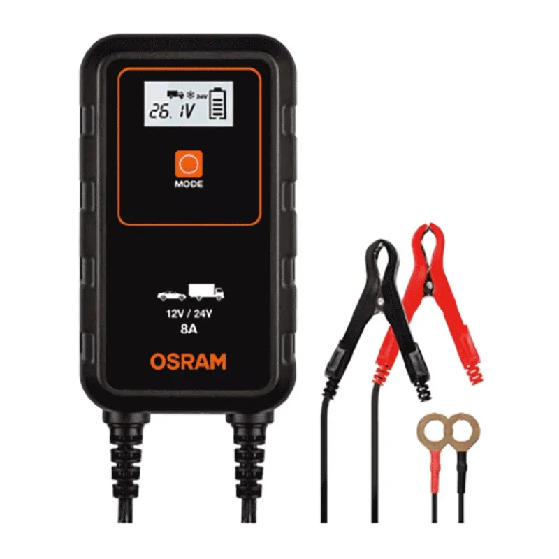 Osram Chargeur D'entretien 12V-24V 8A - Pb / Agm / Lithium * Batteries & Chargeurs