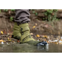Avid Carp Chaussettes Homme Hydro-Force Waterproof Socks - Kaki * Sous-Vêtements & Chaussettes