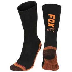 Fox Chaussettes Homme Black / Orange Thermolite Long Sock - Noir/Orange * Sous-Vêtements & Chaussettes