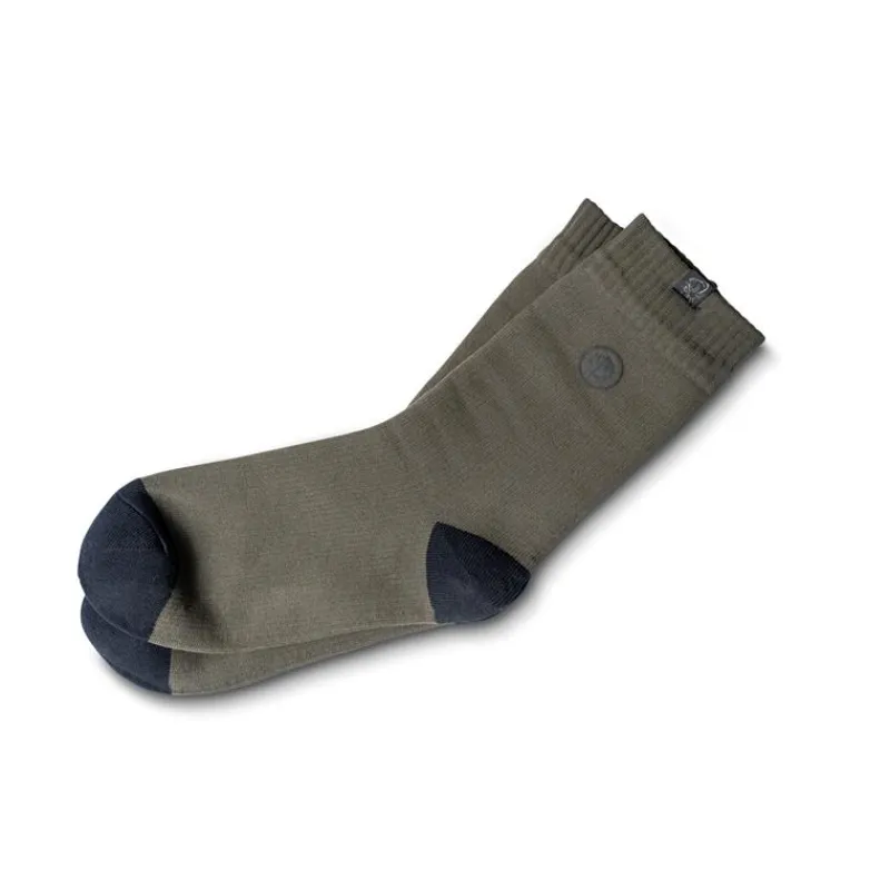 Nash Chaussettes Homme Zero Tolerance Waterproof - Kaki/Noir * Sous-Vêtements & Chaussettes