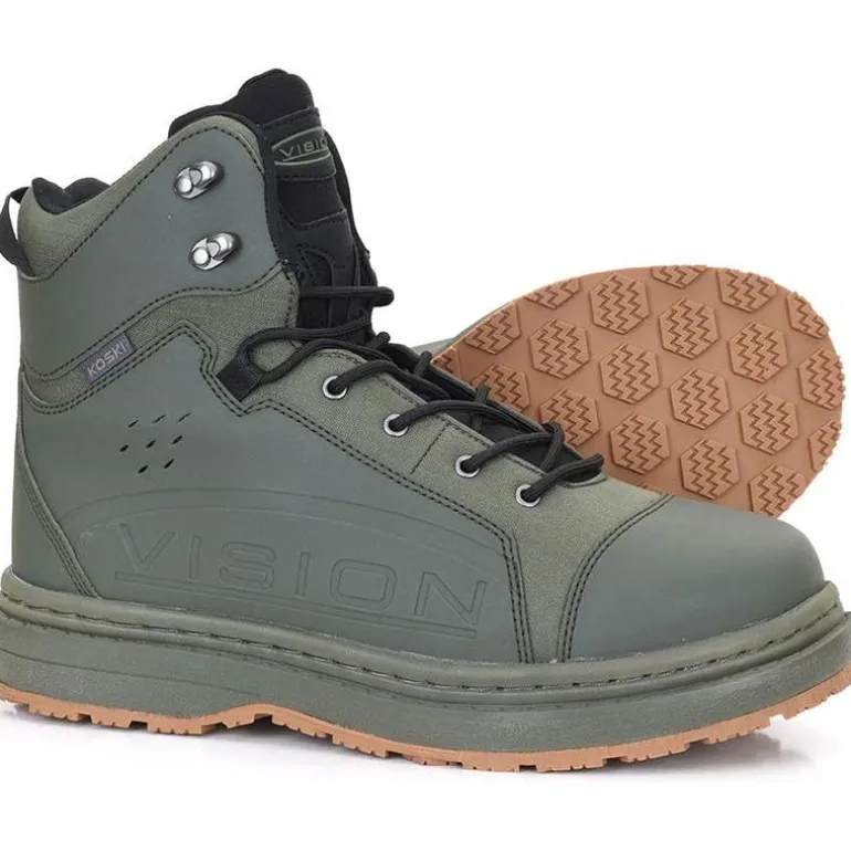 Chaussures De Wading Vision Koski Green Gummi 2.0