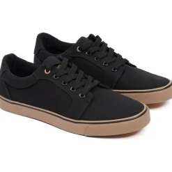 Chaussures Homme Fox Black Canvas Shoe