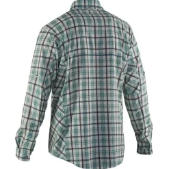 Grundéns Chemise Manches Longues Homme Fly Bridge Long Sleeve Dusty - Turquoise * T-Shirts, Polos & Chemises
