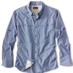 Chemise Manches Longues Orvis Ventilated Open Air Caster Ls - Bleu