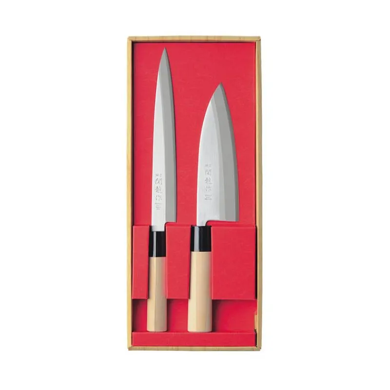 Sekiryu Coffret De Couteaux Sashimi Et Deba * Outillage