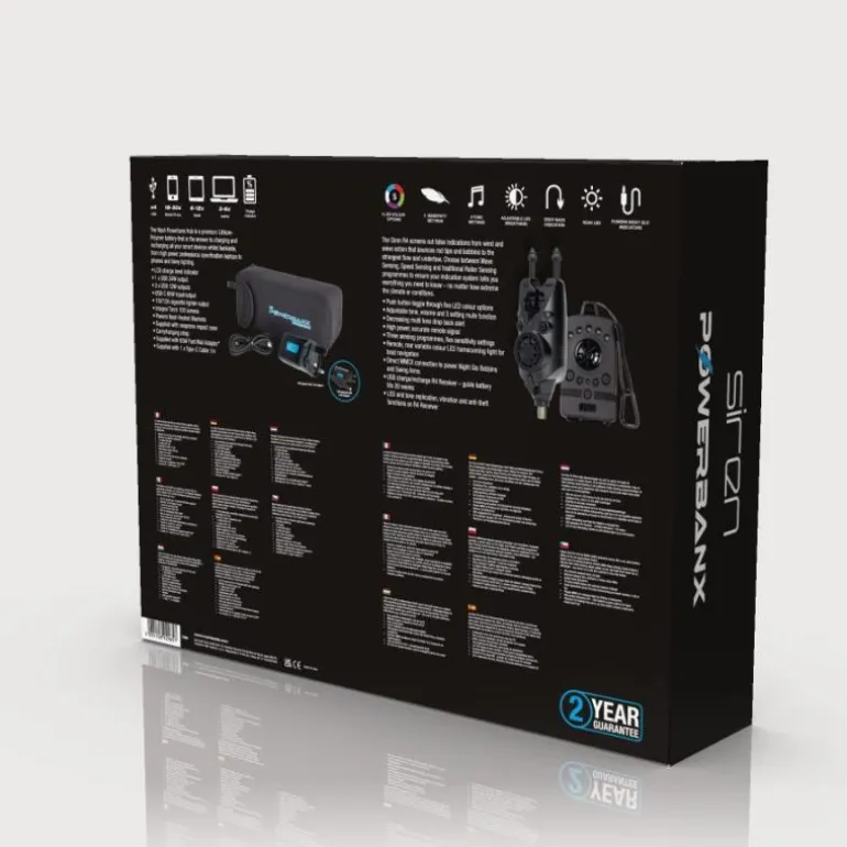 Coffret Détecteur De Touche Nash Siren R4 Powerbanx 80K Bundle