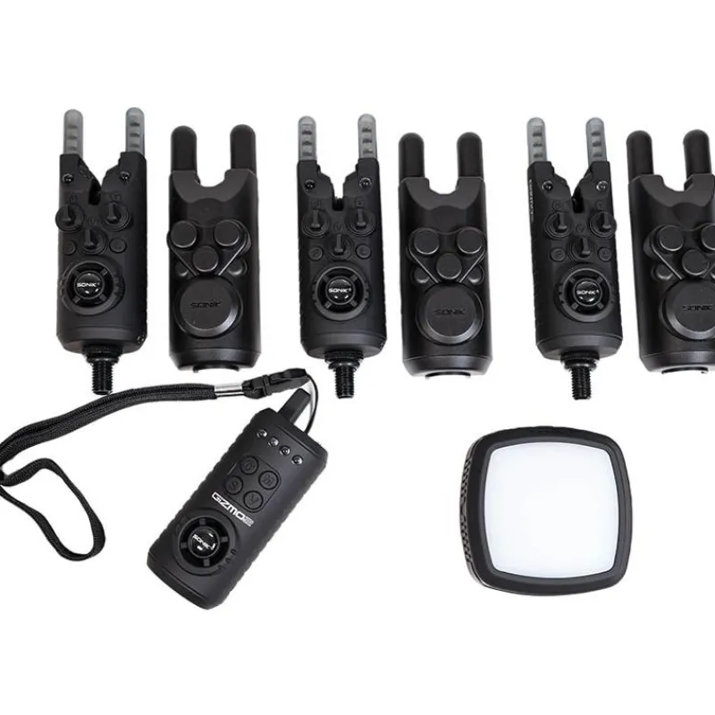 Sonik Coffret Détecteur De Touche Gizmo2 Alarm Set + Lampe Bivvy * Détection