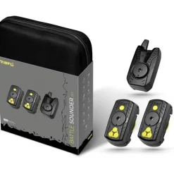 Black Cat Coffret Détecteur Silure Battle Sounder Set 2+1 * Détecteurs De Touche Silure