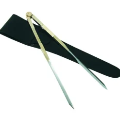 Euromarine Compas Droit + Etui Cuir Noir * Outils De Navigation