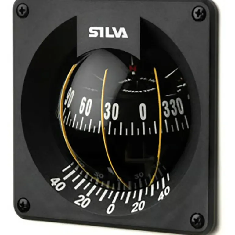 Compas Silva 100B/H Pacific Pour Montage Cloison, Clinomètre Et Éclairage 12V