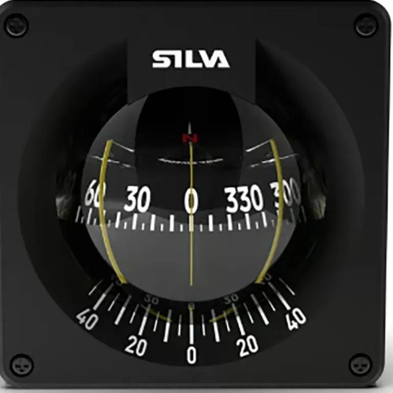 Compas Silva 100B/H Pacific Pour Montage Cloison, Clinomètre Et Éclairage 12V