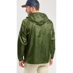 Bermudes Coupe Vent Homme Noroit 2 Impermeable - Kaki * Vestes De Pêche