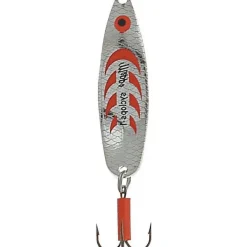 Mepps Cuiller Ondulante Syclops Argent Rouge * Leurres Carnassiers|Leurres Truite