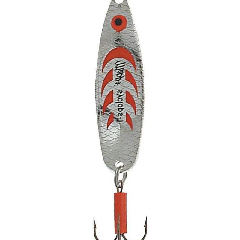 Mepps Cuiller Ondulante Syclops Argent Rouge * Leurres Carnassiers|Leurres Truite