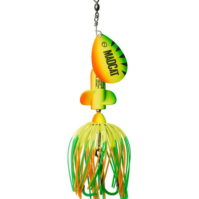 MadCat Cuiller Tournante A-Static Screaming Spinner * Leurres Silure