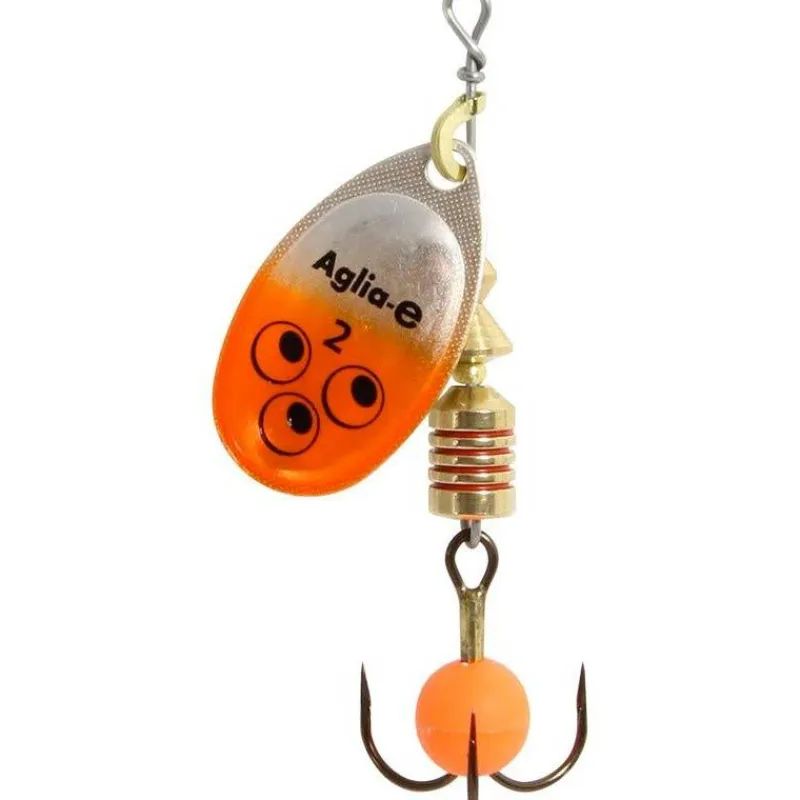 Mepps Cuiller Tournante Aglia-E Brite - Orange * Leurres Truite