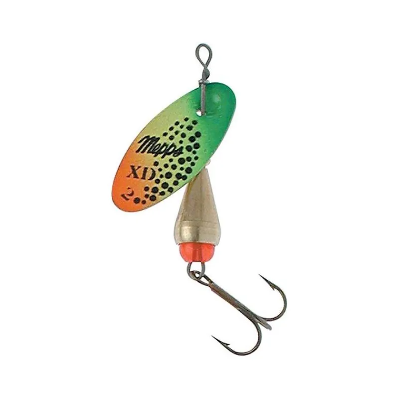 Mepps Cuiller Tournante Xd Tri Fluo Or * Leurres Truite