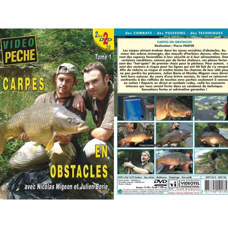 Dvd - Carpes En Obstacles Avec Nicolas Migeon Et Julien Borie