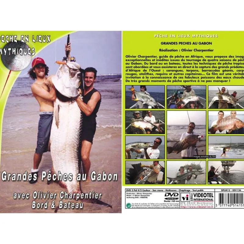 Vidéotel Dvd - Grandes Pêches Au Gabon * Cadeaux & Décoration|Cadeaux & Décoration