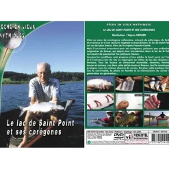 Dvd - Le Lac De Saint Point Et Ses Coregones - Peche Des Carnassiers - Peche En Lieux Mythiques