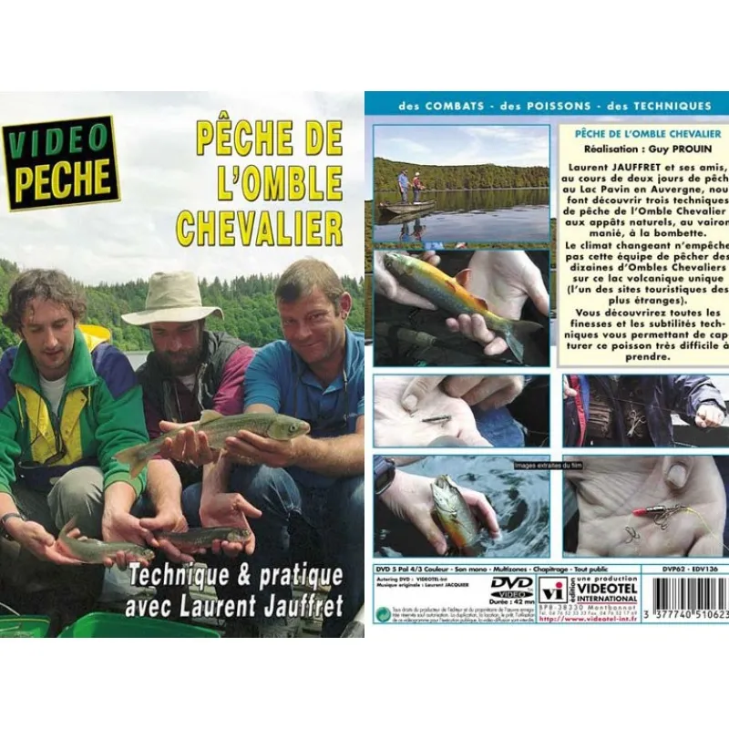 Vidéotel Dvd - Pêche De L'omble Chevalier * Cadeaux & Décoration|Cadeaux & Décoration