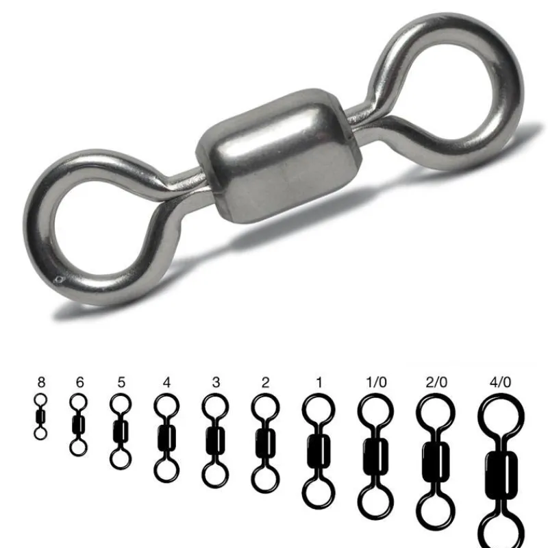 VMC Emerillon Crane Swivel 3126 - Inox - Pack * Montage Ligne|Petit Matériel