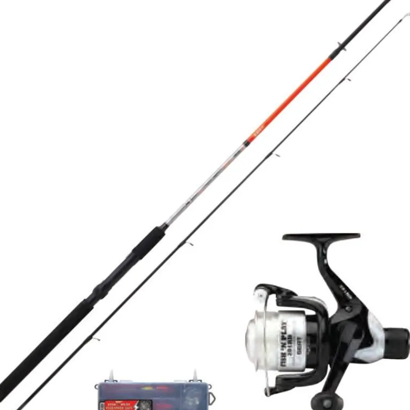 SRT Ensemble Lancer Kit Fish ’N Play Spincast 2102 + 201Rd + Box * Ensembles Carnassier
