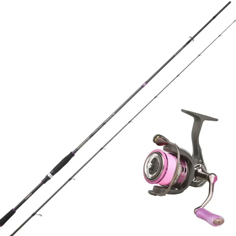 Ensemble Spinning Sakura Stingray Egi Spinning - Sts + Moulinet Spinning Stingray Egi 2.0 Fd + Tresse