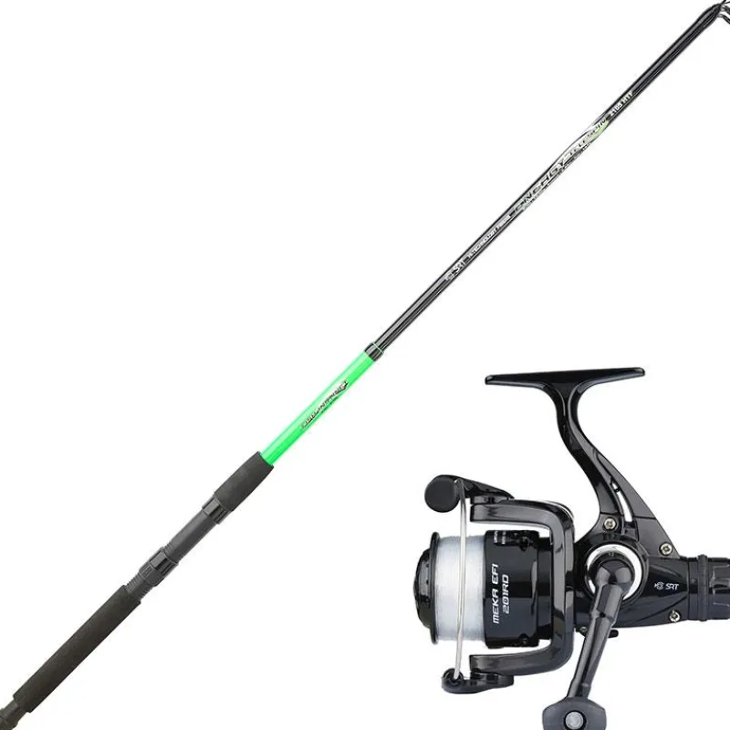 SRT Ensemble Spinning Télescopique Fish Instinct Energy Telespin + Meka Efi Fd * Ensembles Carnassier