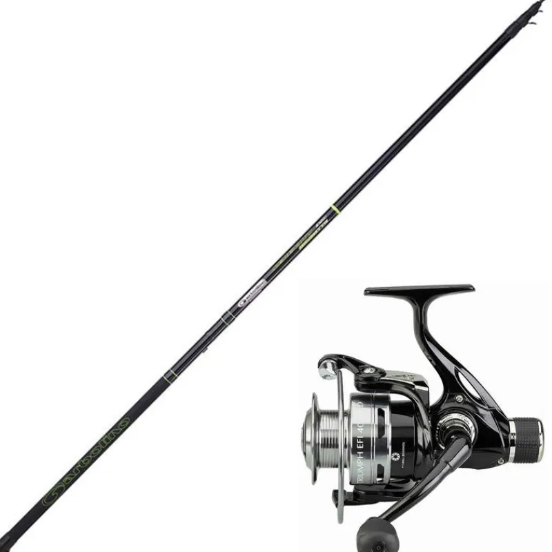 Garbolino Ensemble Téléréglable Serenity Rc + Moulinet Triumph Efi Rd * Ensembles Truite