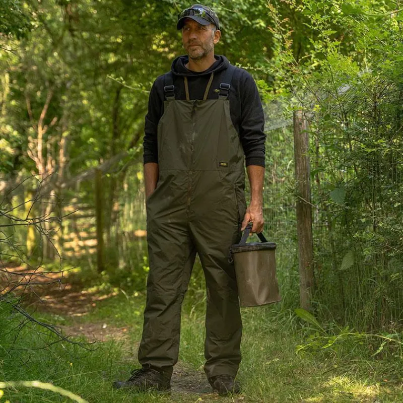 Avid Carp Ensemble Veste Et Salopette Homme Revolve Waterproof Suit - Kaki * Vestes De Pêche