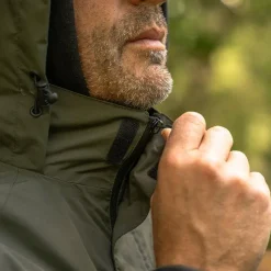Avid Carp Ensemble Veste Et Salopette Homme Revolve Waterproof Suit - Kaki * Vestes De Pêche