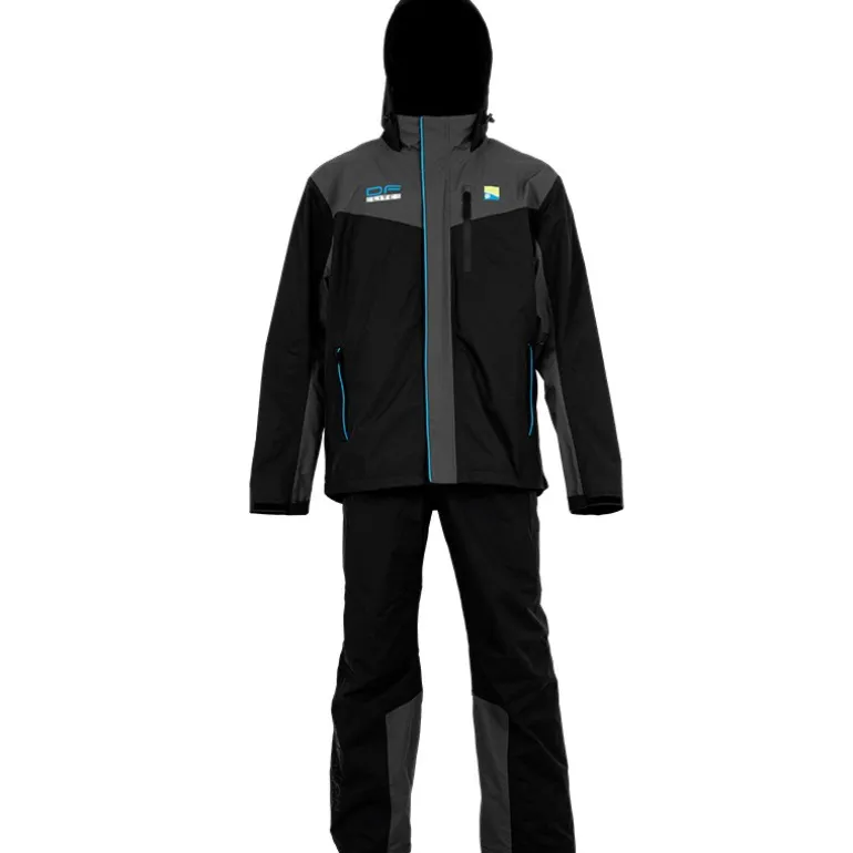 Ensemble Veste Et Salopette Homme Preston Innovations Df Lite Suit - Noir/Gris