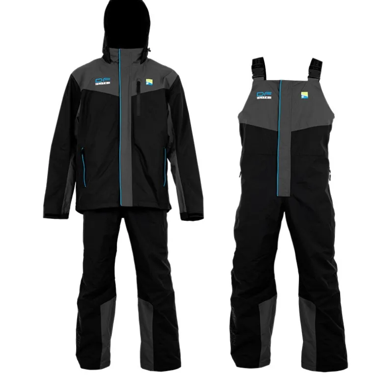 Ensemble Veste Et Salopette Homme Preston Innovations Df Lite Suit - Noir/Gris