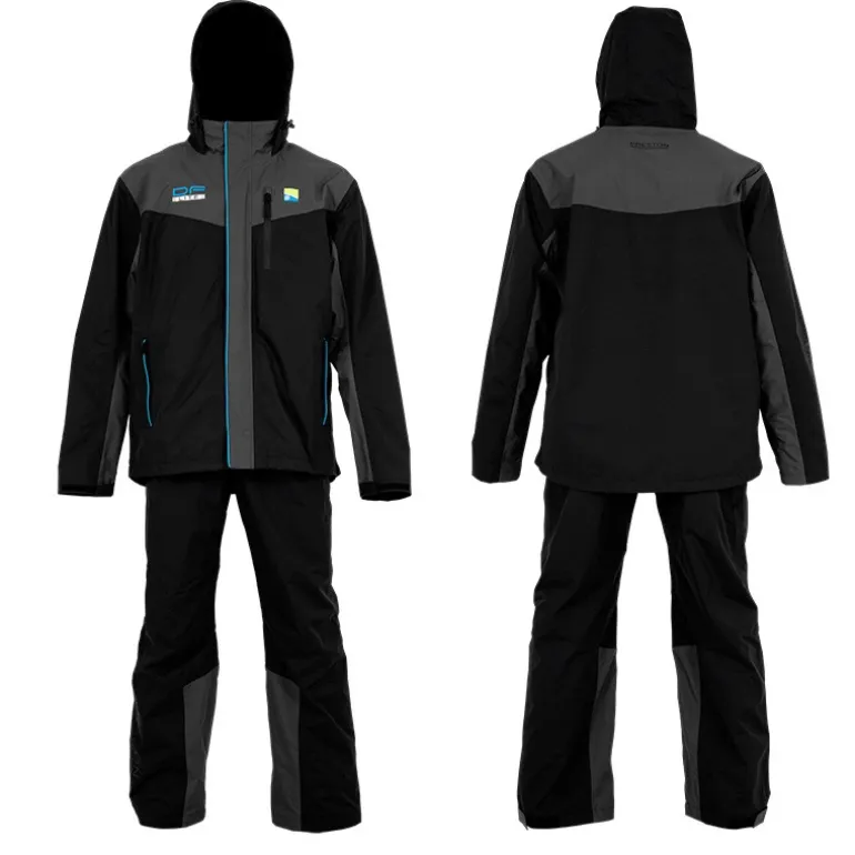 Ensemble Veste Et Salopette Homme Preston Innovations Df Lite Suit - Noir/Gris