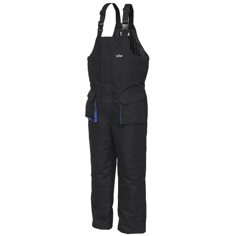 DAM Ensemble Veste Et Salopette Homme O.T.T. Thermal Suit - Noir/Bleu * Vestes De Pêche
